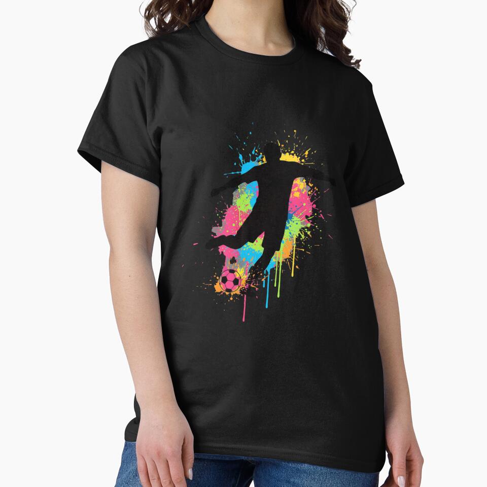 Soccer Player Kicking Ball Football Fan Athlete by salmzouriart