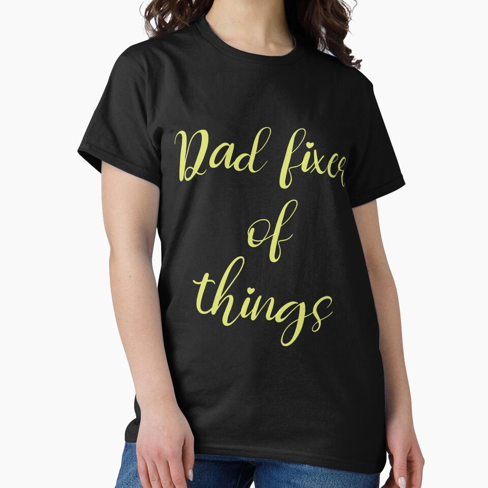 Cute shirt as a gift for Father's Day, Dad fixer of things by Ssimo30 Hoodie, Sweatshirt | BlankRebels.com (Image 2)