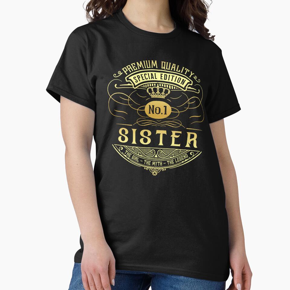 Matching Family Vintage Whiskey Label Sister by goingoncetwice T-Shirts, Hoodie, Sweatshirt | BlankRebels.com (Image 2)