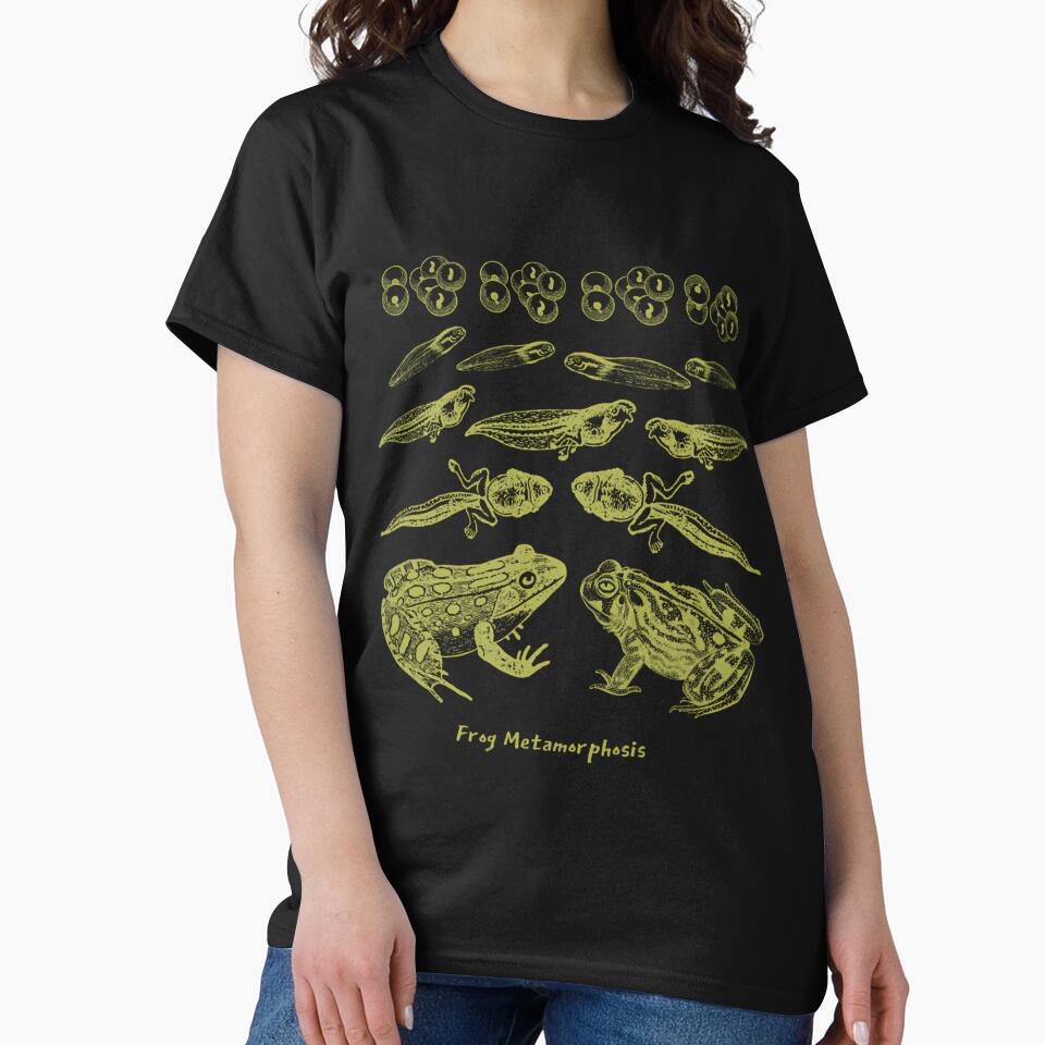 Frog Life Cycle Vintage Metamorphosis Diagram by dyrkaqalibe1 T-Shirts, Hoodie, Sweatshirt | BlankRebels.com (Image 2)