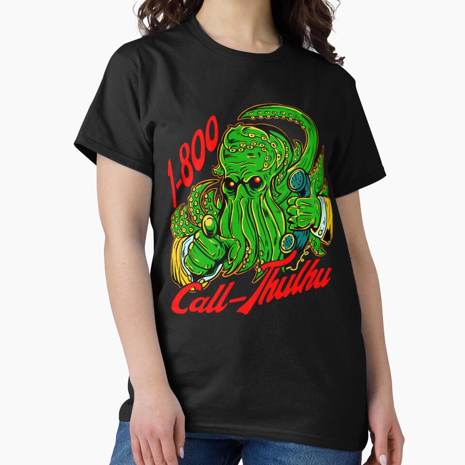 1-800-Call-Thulhu by LindaReynolds T-Shirts, Hoodie, Sweatshirt | BlankRebels.com (Image 2)