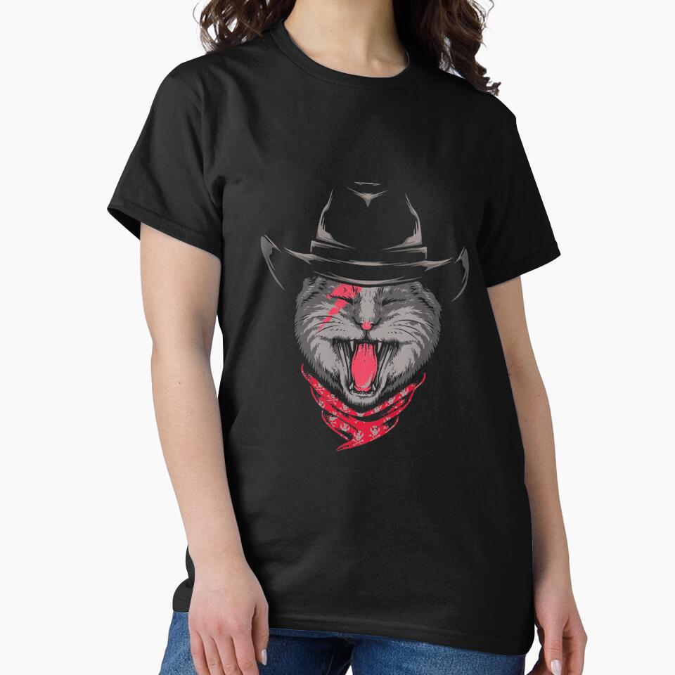 Cowboy Hat Cat by BLake77777 T-Shirts, Hoodie, Sweatshirt | BlankRebels.com (Image 2)