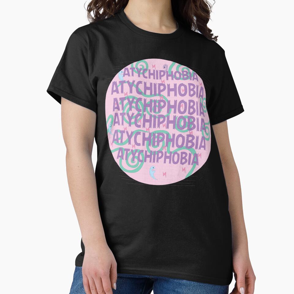 Funny Art Atychiphobia Design Ventage Cool by RAYOMI24 T-Shirts, Hoodie, Sweatshirt | BlankRebels.com (Image 2)