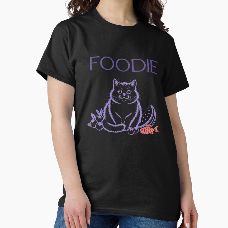 FOODIE Cute Chunky Cat T-Shirts, Hoodie, Sweatshirt