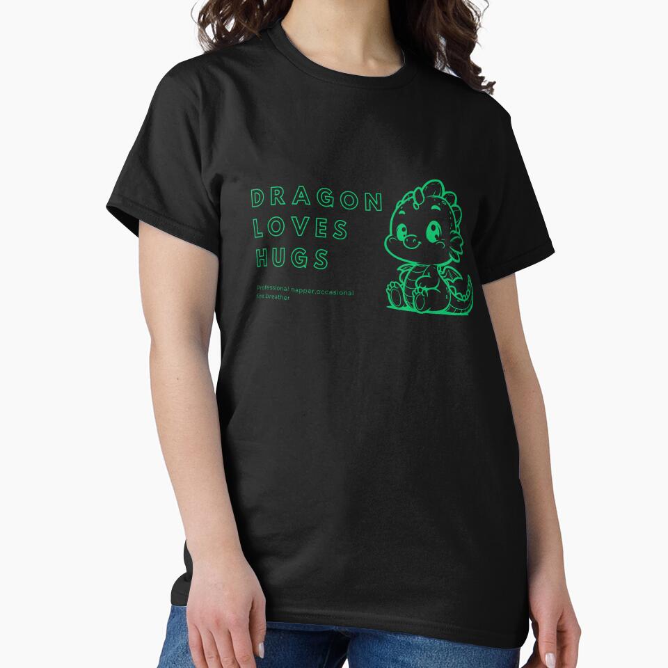 Dragon Loves Hugs - Dragon Edition by Dragon-Act-Art T-Shirts, Hoodie, Sweatshirt | BlankRebels.com (Image 2)