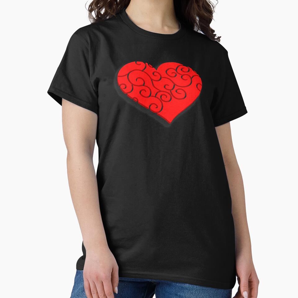 Red Heart During Valentine Day by GoodBuyCollect T-Shirts, Hoodie, Sweatshirt | BlankRebels.com (Image 2)