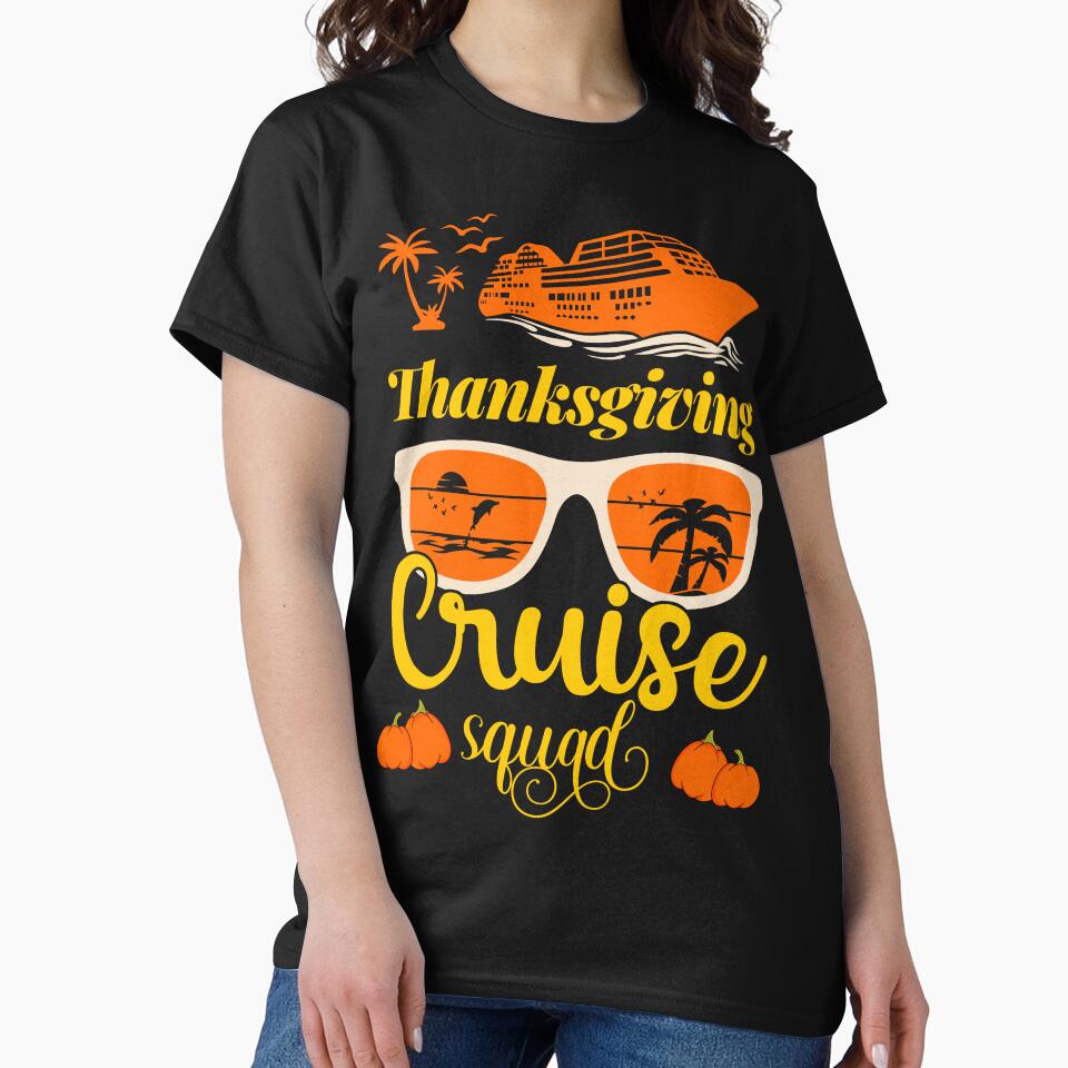 Thanksgiving Cruise Squad Family Matching by artworkbyrihen T-Shirts, Hoodie, Sweatshirt | BlankRebels.com (Image 2)