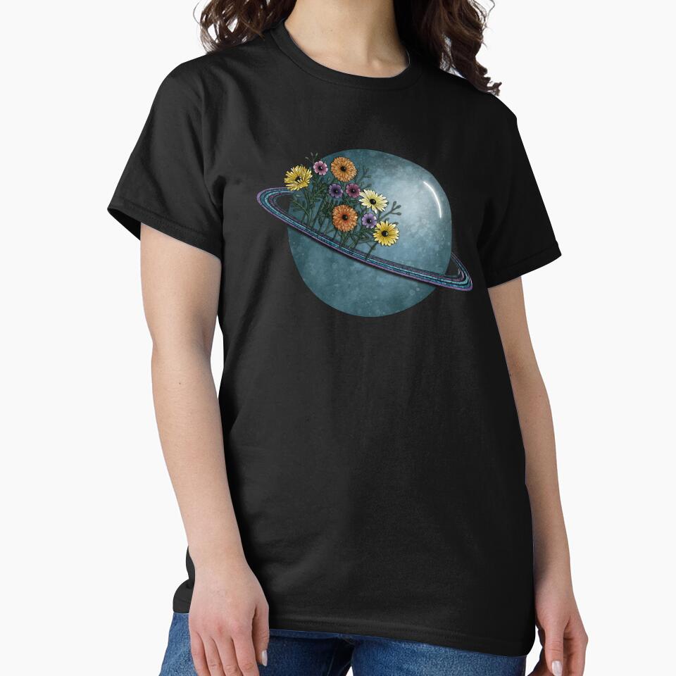 Spacey Flowers by spoonlessmarket T-Shirts, Hoodie, Sweatshirt | BlankRebels.com (Image 2)
