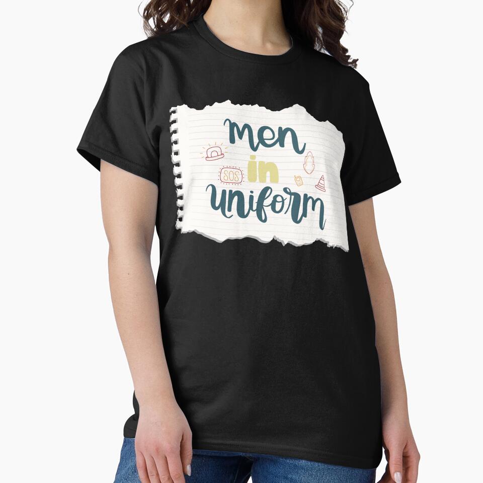 Men in Uniform Romance Trope by CaitlinCherise T-Shirts, Hoodie, Sweatshirt | BlankRebels.com (Image 2)