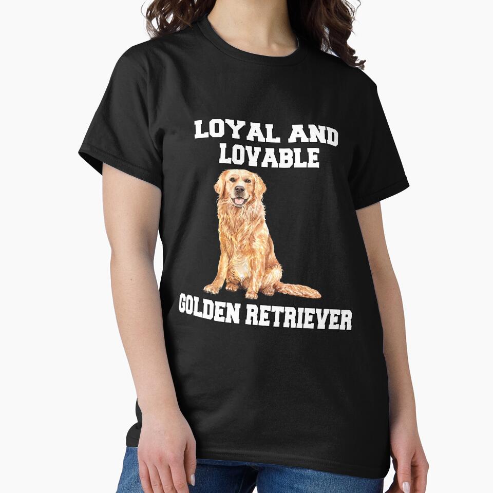 Golden Retriever Dog Pet Owner Loyal And Lovable Golden Retriever. by fantasticdesign T-Shirts, Hoodie, Sweatshirt (Image 2)