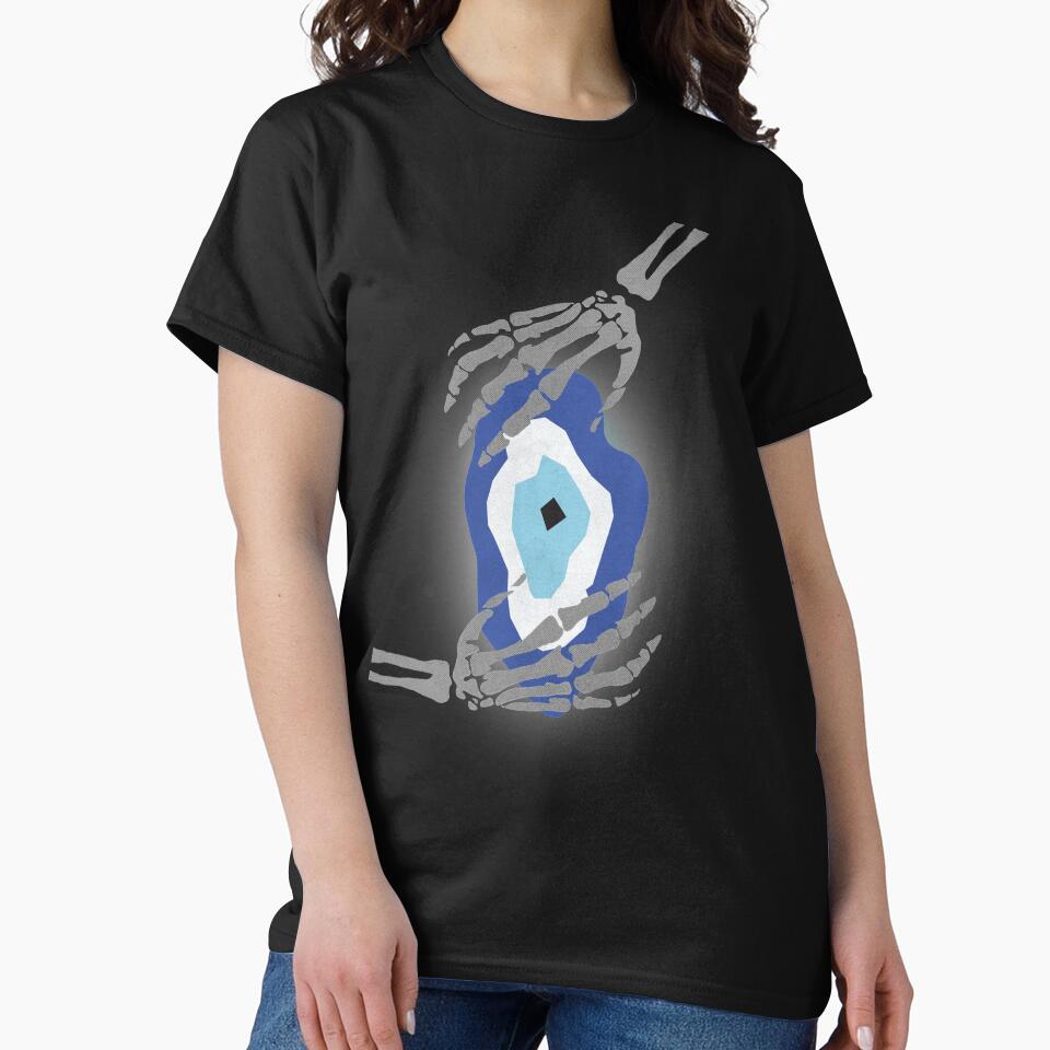 Skull Hands around Evil Eye by linspxls T-Shirts, Hoodie, Sweatshirt | BlankRebels.com (Image 2)