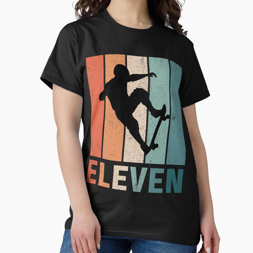 11th Birthday Skateboard Retro 11 Years Old by RetroStyle247 T-Shirts, Hoodie, Sweatshirt | BlankRebels.com (Image 2)