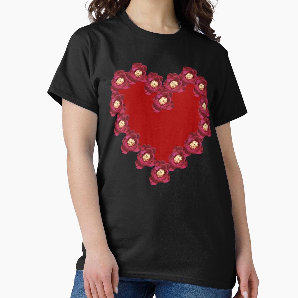 Happy Valentine Day - Peony Love by EunsooLee T-Shirts, Hoodie, Sweatshirt | BlankRebels.com (Image 2)