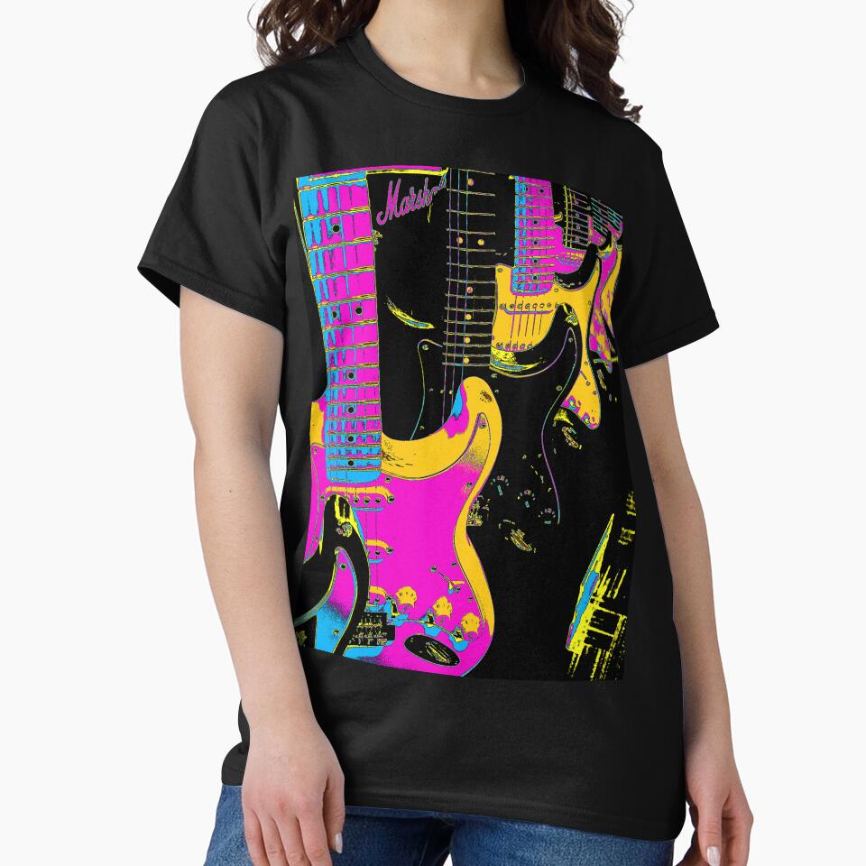 Guitar Row - Musical Instruments by NaturePrints T-Shirts, Hoodie, Sweatshirt | BlankRebels.com (Image 2)