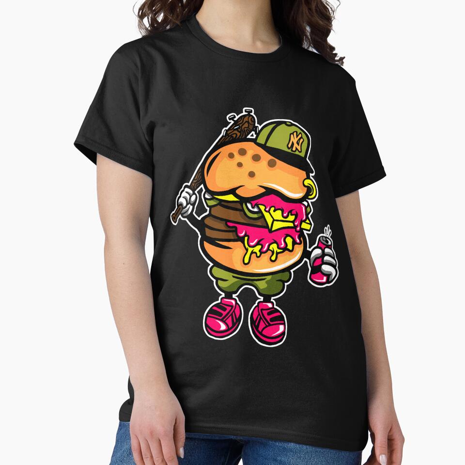 Burger by cartoonbug T-Shirts, Hoodie, Sweatshirt | BlankRebels.com (Image 2)