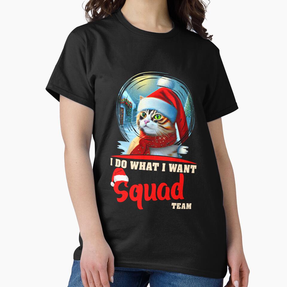 Christmas I do what I want xmas funny cat lover by bitcam18 T-Shirts, Hoodie, Sweatshirt | BlankRebels.com (Image 2)