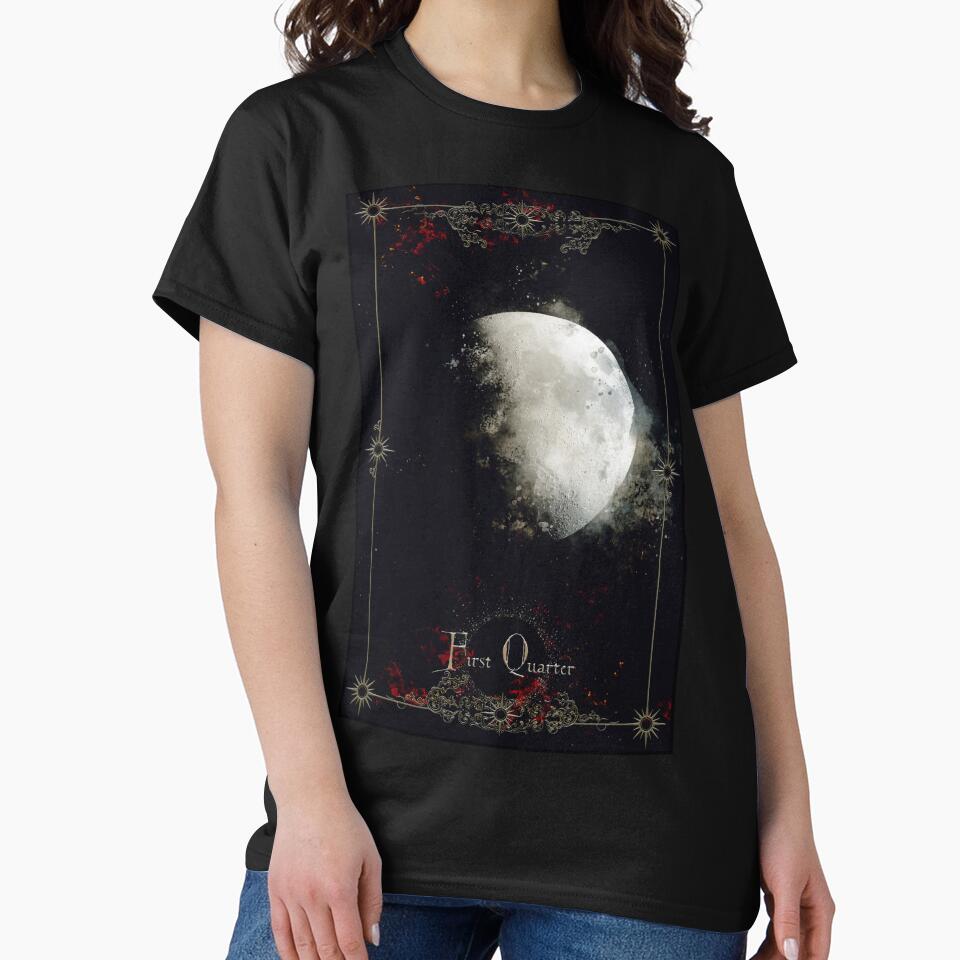 First Quarter Moon by RM Magick T-Shirts, Hoodie, Sweatshirt | BlankRebels.com (Image 2)