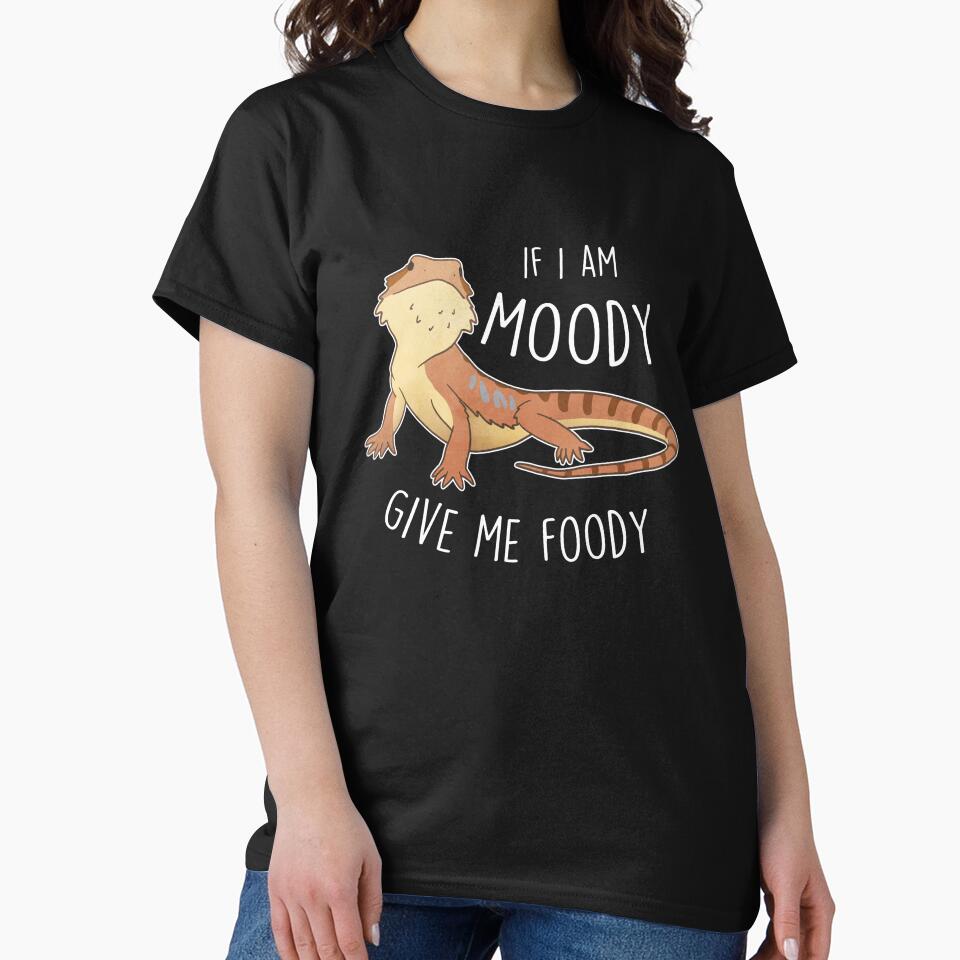 Bearded Dragon Lizard Moody Foody by Clara Hollins T-Shirts, Hoodie, Sweatshirt | BlankRebels.com (Image 2)