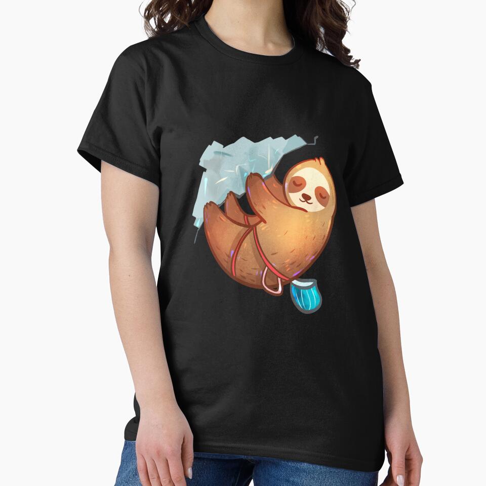 Cute Rock Climbing Sloth by PetiteClimber