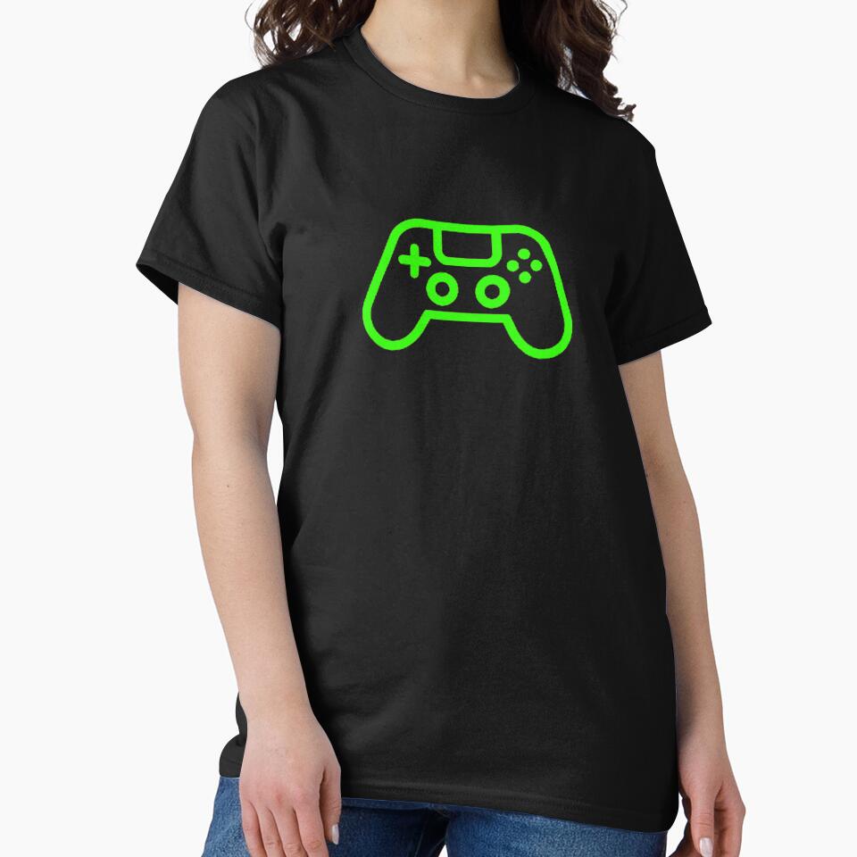 Cool green video game controller by GameOnGifts T-Shirts, Hoodie, Sweatshirt | BlankRebels.com (Image 2)
