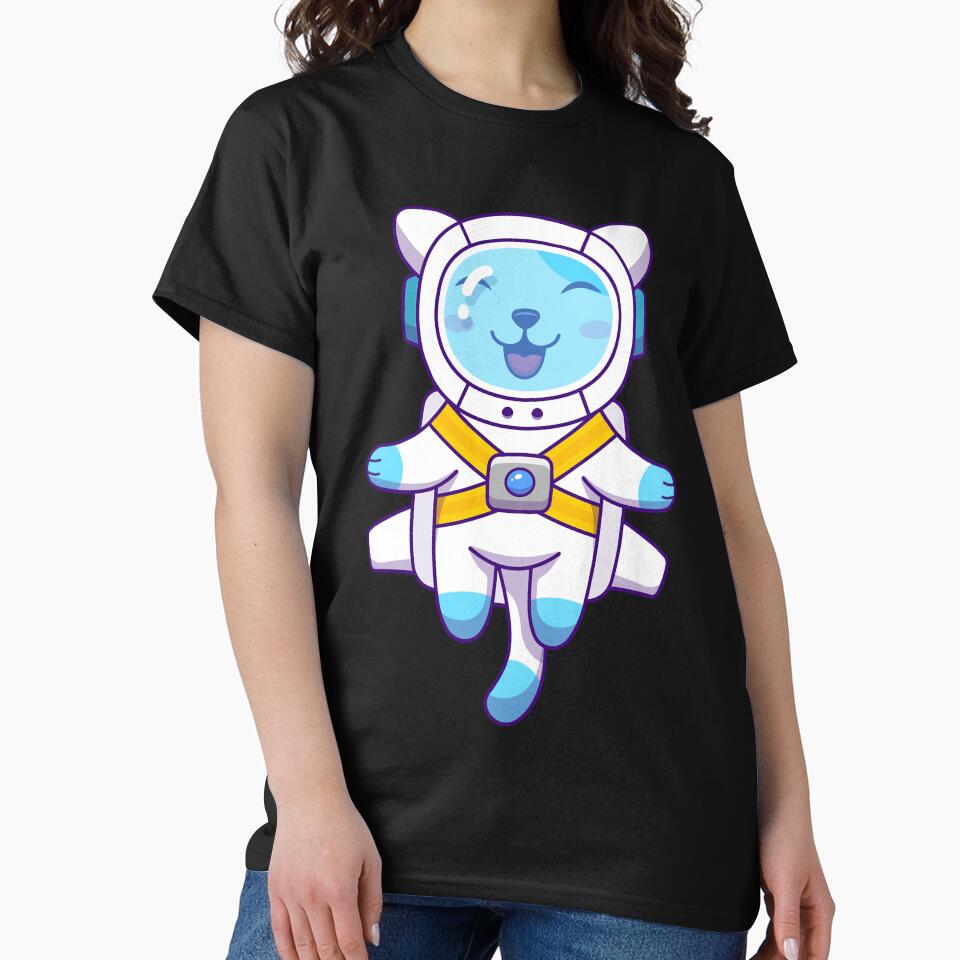 Astrocat - Cute Astronaut Cat Dream by skeierleber4327 T-Shirts, Hoodie, Sweatshirt | BlankRebels.com (Image 2)