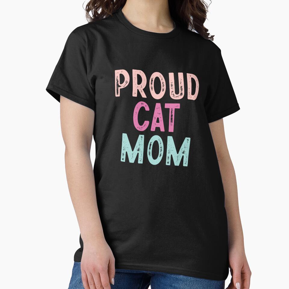 Proud Cat Mom by divasturtle T-Shirts, Hoodie, Sweatshirt | BlankRebels.com (Image 2)
