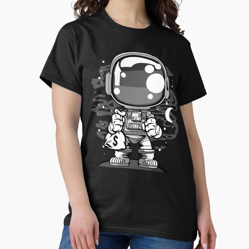 Astronaut Money Rich - Funny Outer Space Lovers by Desteroids T-Shirts, Hoodie, Sweatshirt | BlankRebels.com (Image 2)