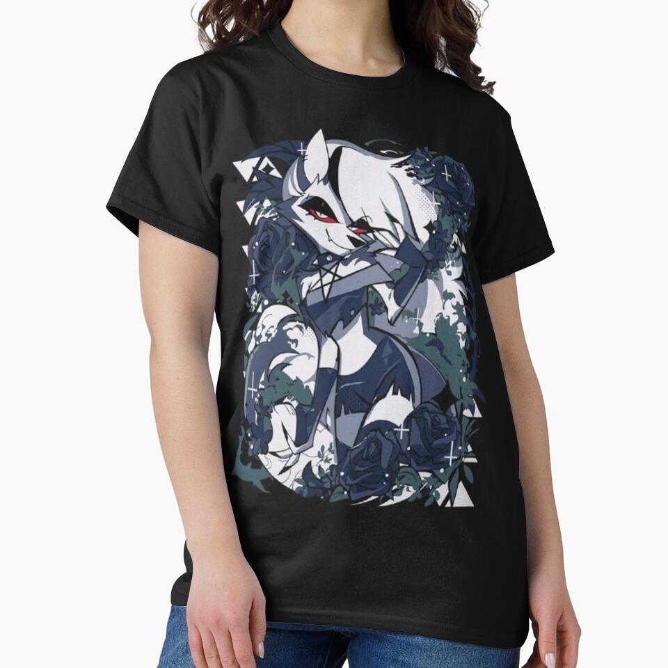 Helluva Boss Loona Floral Print by HellaverseArt T-Shirts, Hoodie, Sweatshirt | BlankRebels.com (Image 2)