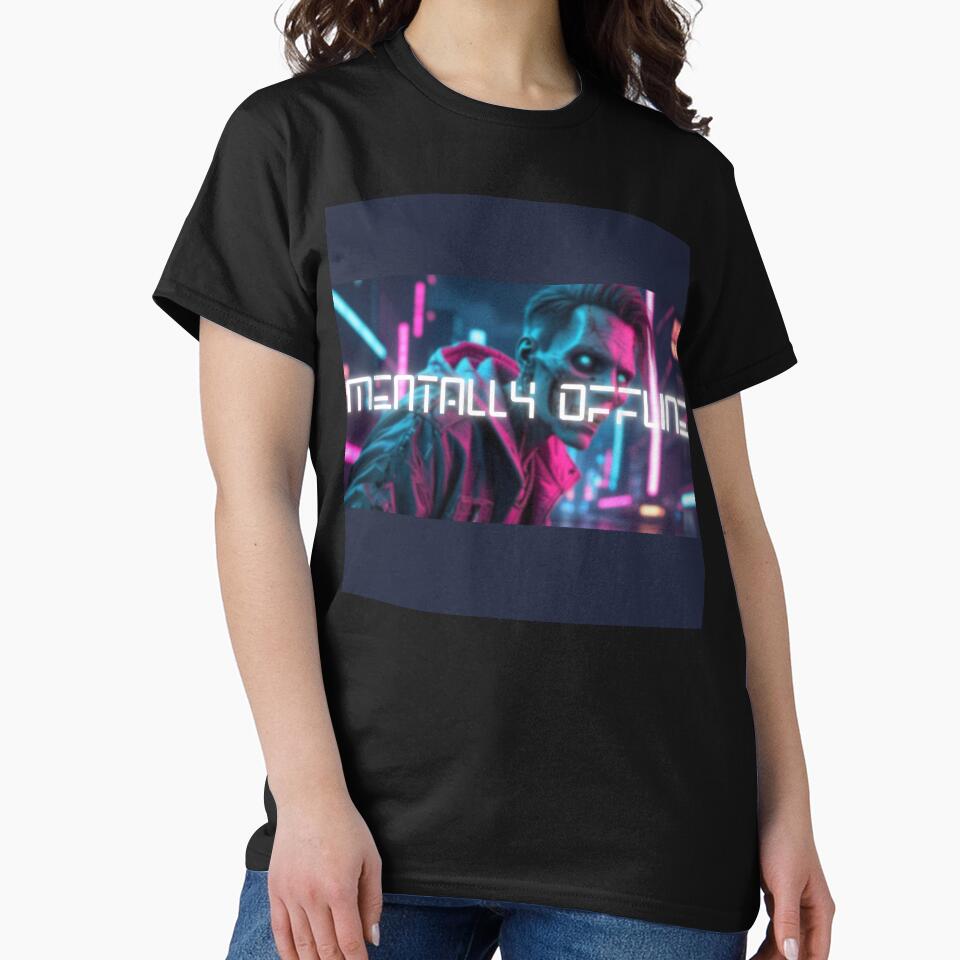 MENTALLY OFFLINE by AlienButterfly T-Shirts, Hoodie, Sweatshirt | BlankRebels.com (Image 2)