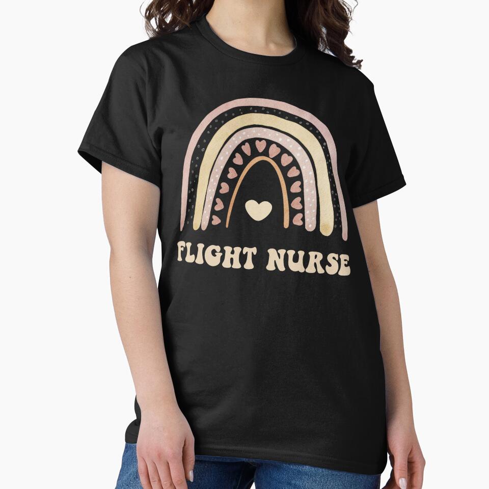 flight nurse cute aesthetic rainbow -Flight Nursing Department - Flight ICU/ED/Trauma Nurse RN Sticker by... (Image 2)