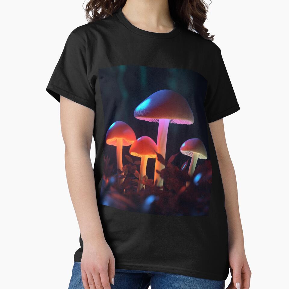 Night Time Mushrooms by UlDesigns T-Shirts, Hoodie, Sweatshirt | BlankRebels.com (Image 2)