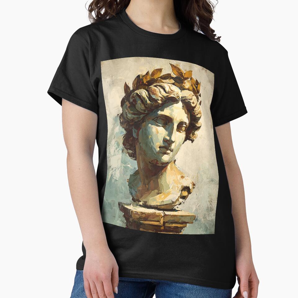 Dark Academia Ancient Greek Bust by bapupa T-Shirts, Hoodie, Sweatshirt | BlankRebels.com (Image 2)