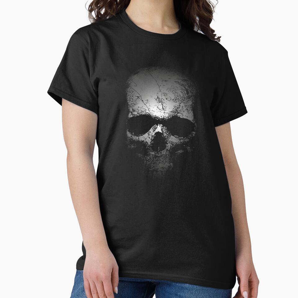 Grunge Skull Art - Distressed Vintage Textured Gothic Skeleton Street Style. by JoseFrancese T-Shirts, Hoodie,... (Image 2)