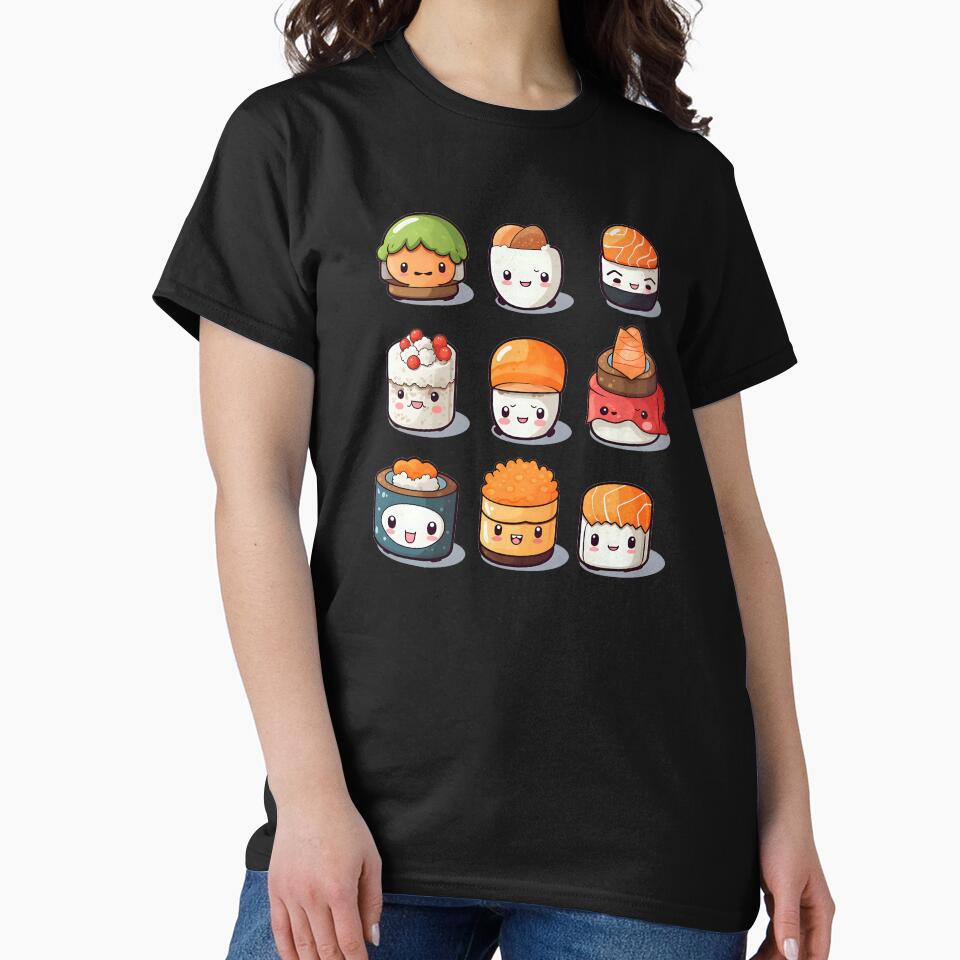 Cute sushi by DerSenat T-Shirts, Hoodie, Sweatshirt | BlankRebels.com (Image 2)