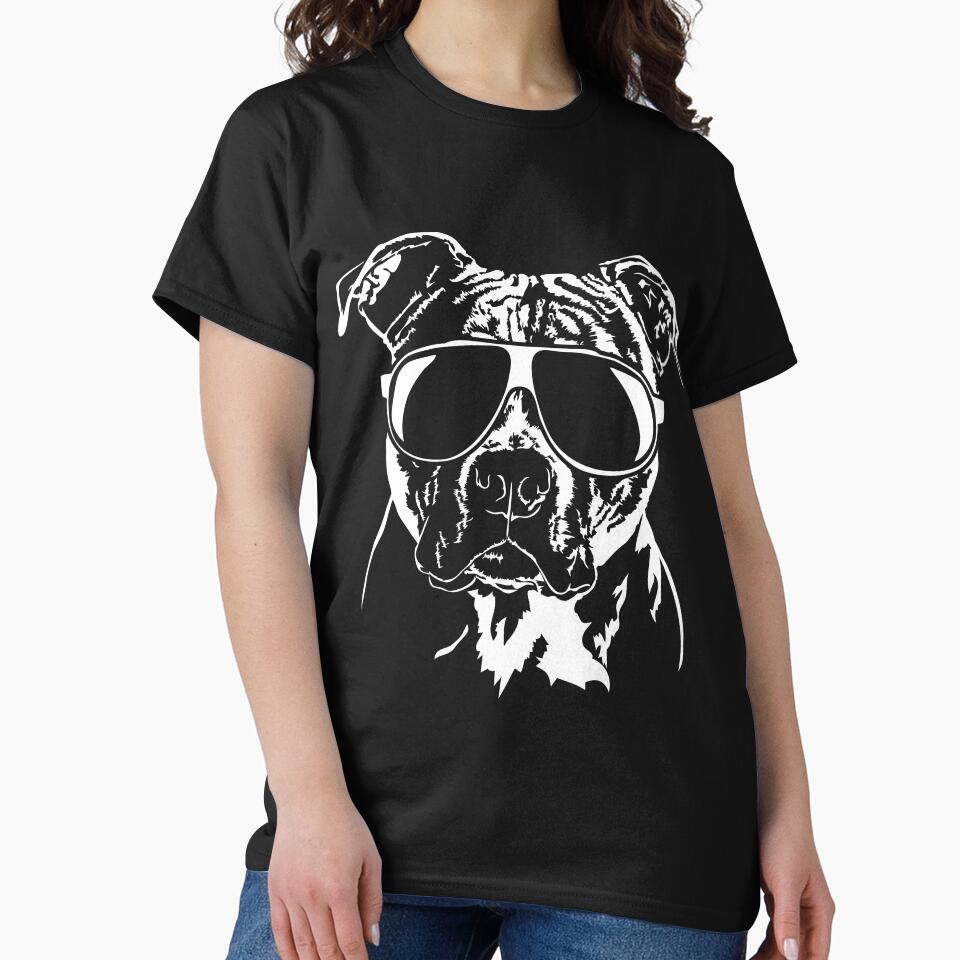 American Staffordshire Terrier cool dog sunglasses by dogarts T-Shirts, Hoodie, Sweatshirt | BlankRebels.com (Image 2)