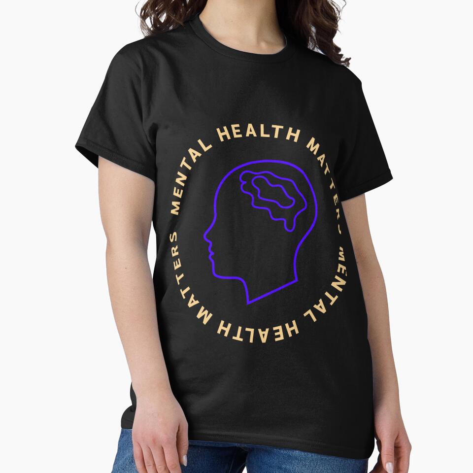 Mental health matters by CyberYogi T-Shirts, Hoodie, Sweatshirt | BlankRebels.com (Image 2)
