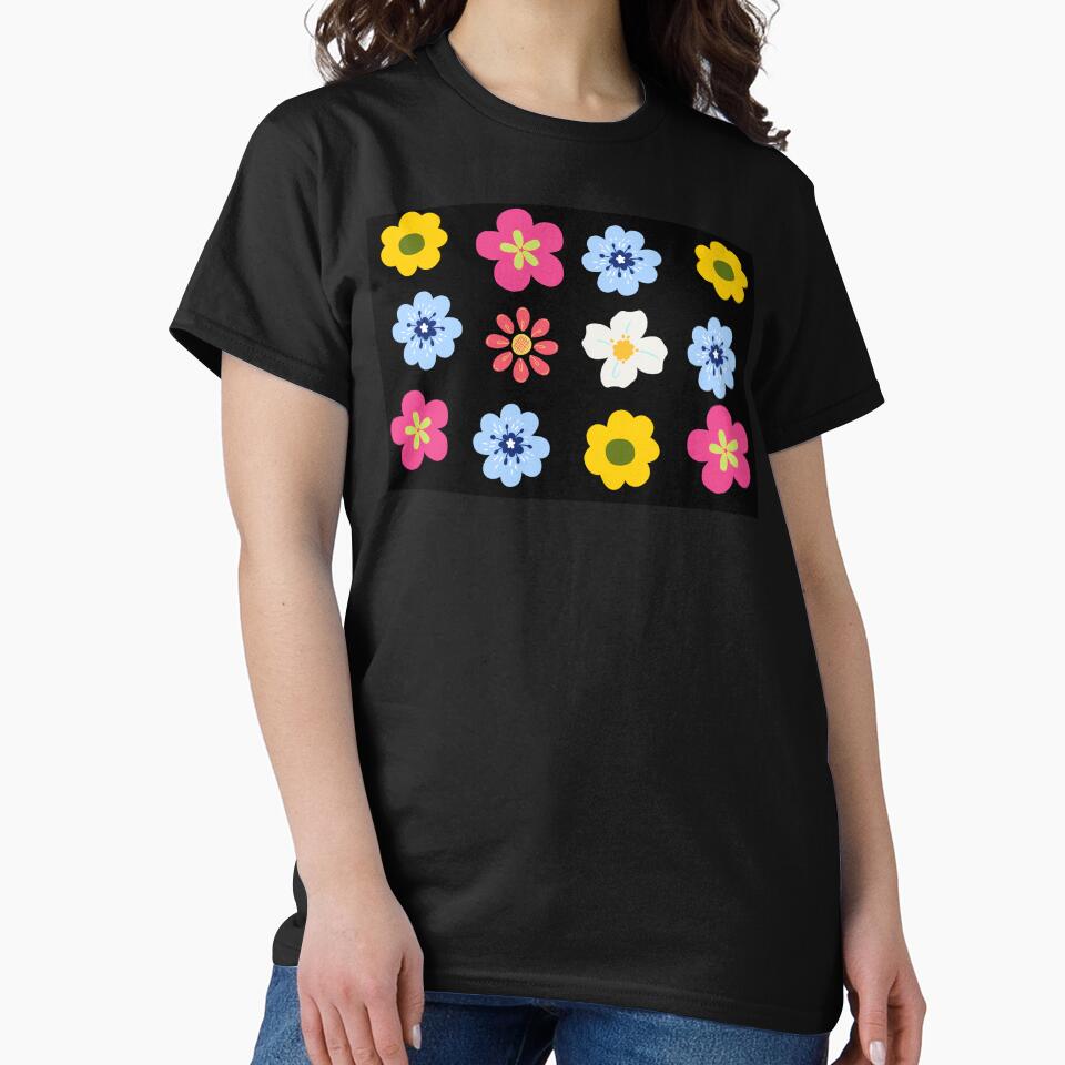 multiple flower pattern by Rose791 T-Shirts, Hoodie, Sweatshirt | BlankRebels.com (Image 2)