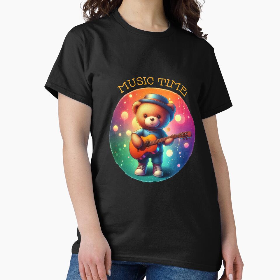 Music Time Bear Avatar. by AvatarWeb3 T-Shirts, Hoodie, Sweatshirt | BlankRebels.com (Image 2)