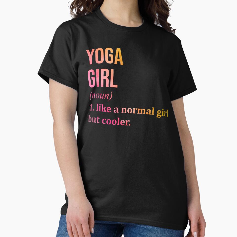 Yoga Girl Definition in Watercolor by XCIV T-Shirts, Hoodie, Sweatshirt | BlankRebels.com (Image 2)