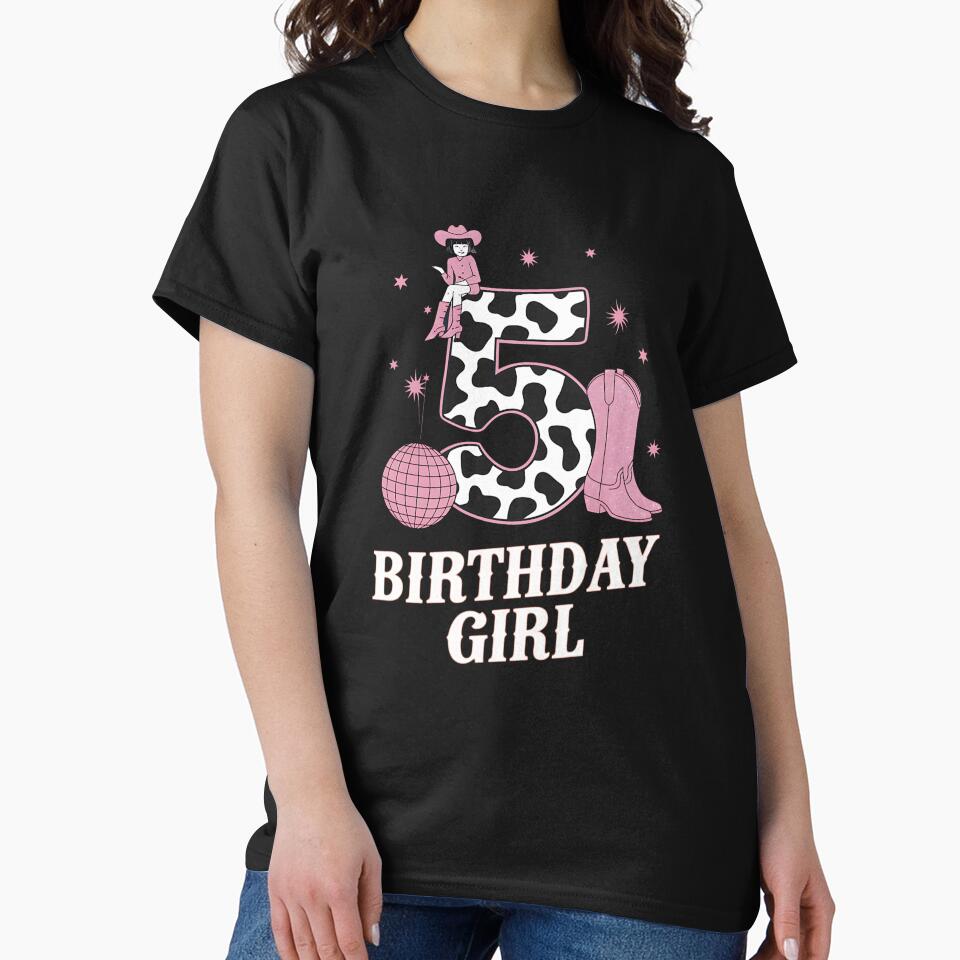 Happy 5th Birthday Girl by TiredPack T-Shirts, Hoodie, Sweatshirt | BlankRebels.com (Image 2)