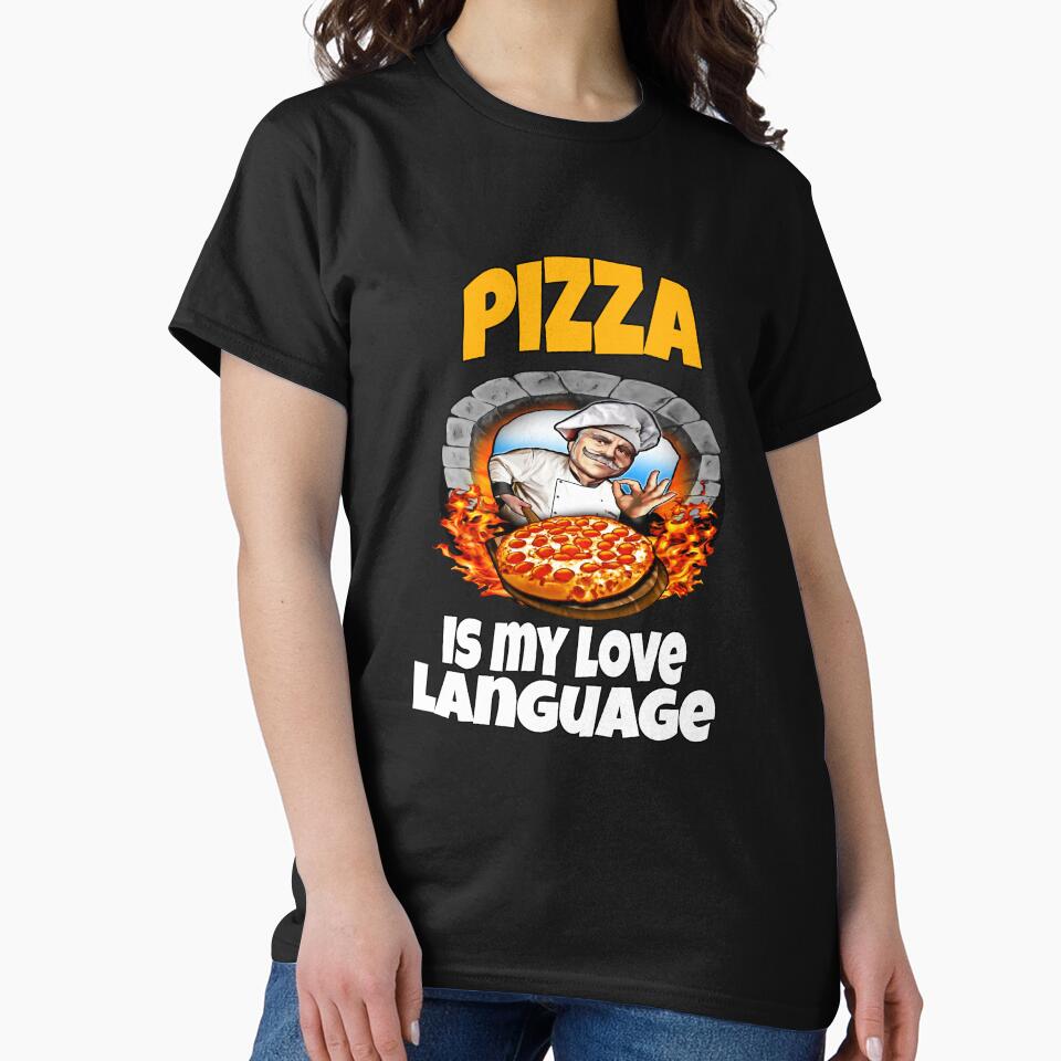 Pizza Lover Pizza Is My Love Language. by fantasticdesign T-Shirts, Hoodie, Sweatshirt | BlankRebels.com (Image 2)