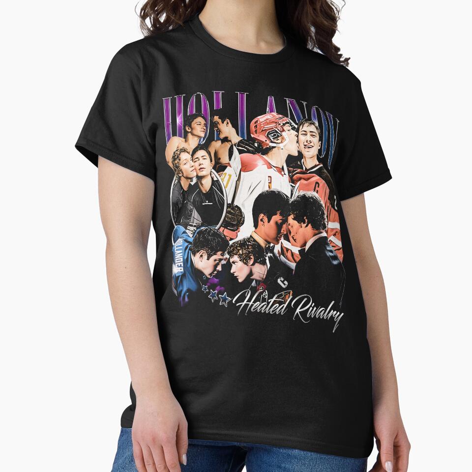 Vintage Bootleg Heated Rivalry Hollander Rozanov Hockey Romance Art by maitivi T-Shirts, Hoodie, Sweatshirt (Image 2)