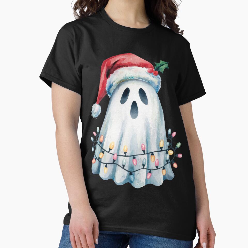 Christmas Ghost by OutbreakDesigns T-Shirts, Hoodie, Sweatshirt | BlankRebels.com (Image 2)