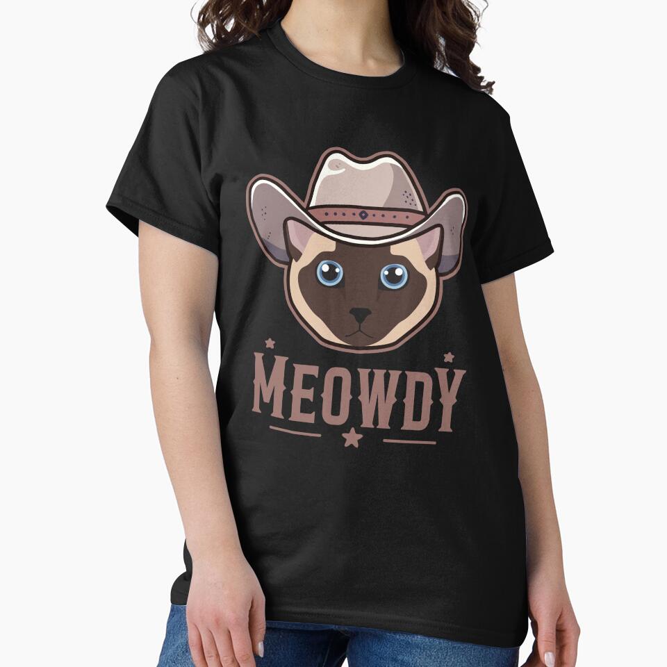 Tonkinese Cat Meowdy by Clara Hollins T-Shirts, Hoodie, Sweatshirt | BlankRebels.com (Image 2)