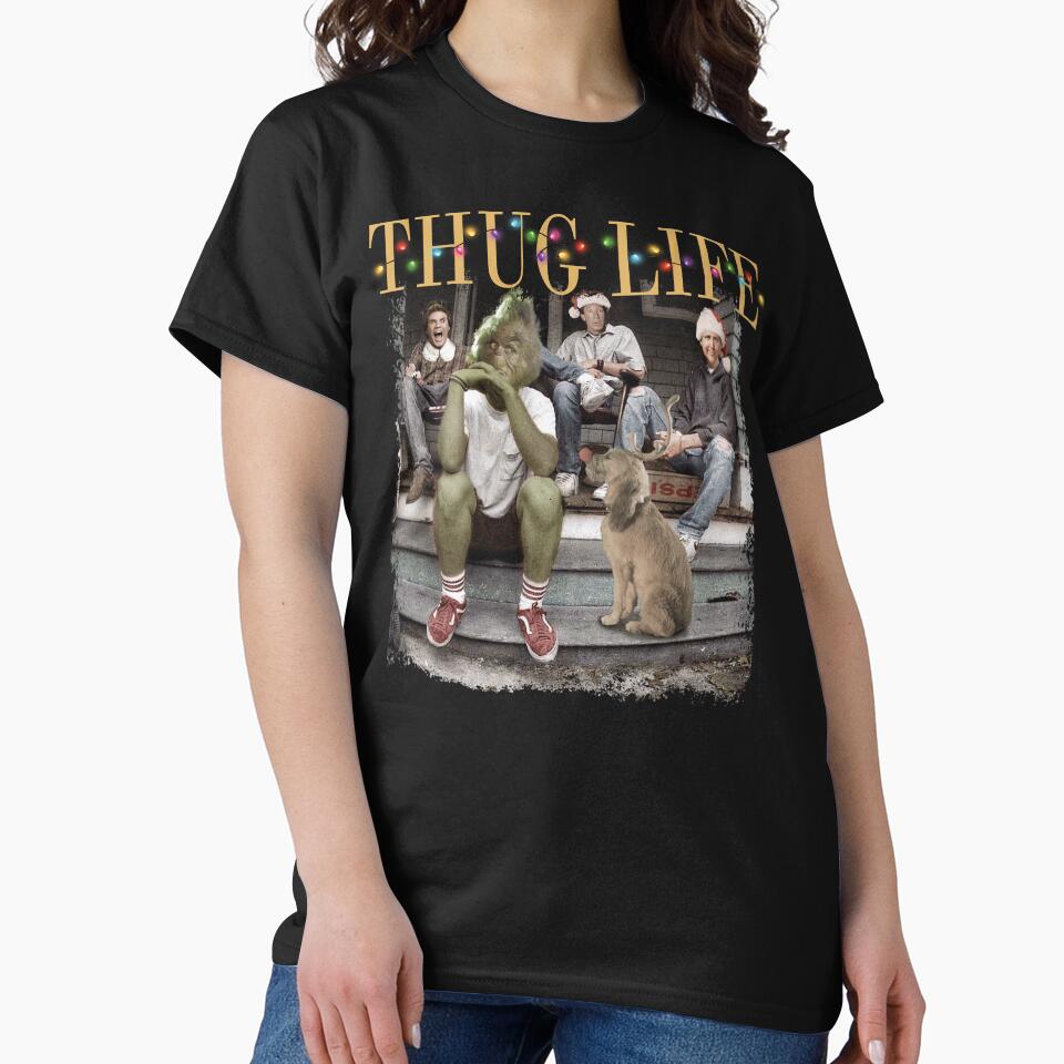Christmas Thug Life by kjanedesigns T-Shirts, Hoodie, Sweatshirt | BlankRebels.com (Image 2)