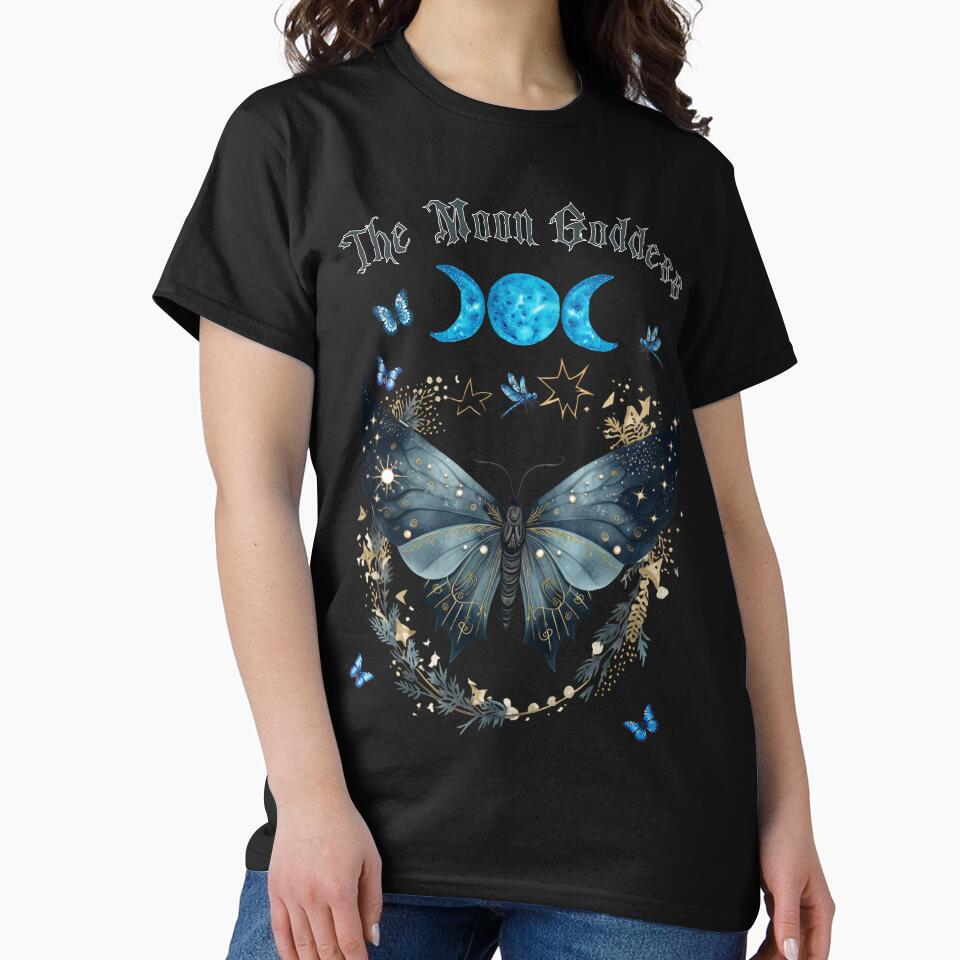Celestial Butterfly: The Moon Goddess by MysticOzzy T-Shirts, Hoodie, Sweatshirt | BlankRebels.com (Image 2)