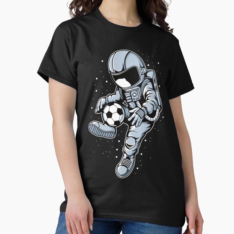 Astronaut Soccer Football - Funny Outer Space Lovers by Desteroids T-Shirts, Hoodie, Sweatshirt | BlankRebels.com (Image 2)