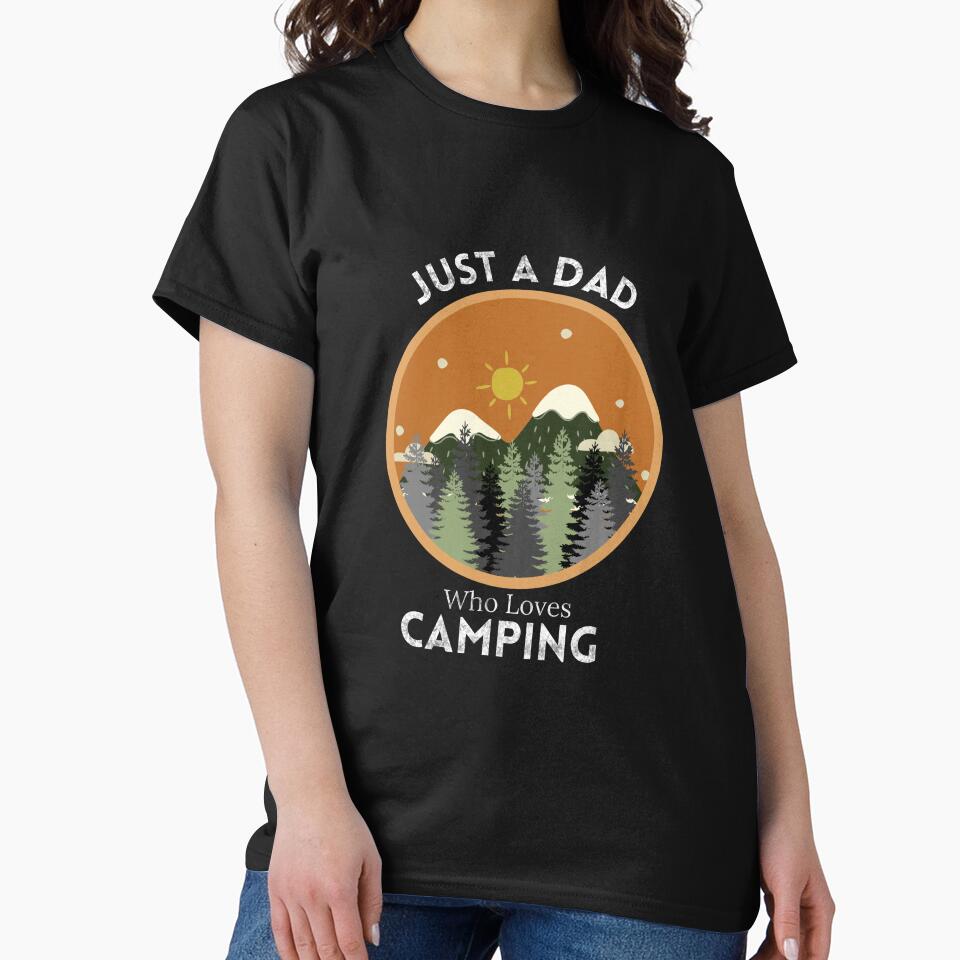 A dad who just loves camping. by Jaded Willow T-Shirts, Hoodie, Sweatshirt | BlankRebels.com (Image 2)