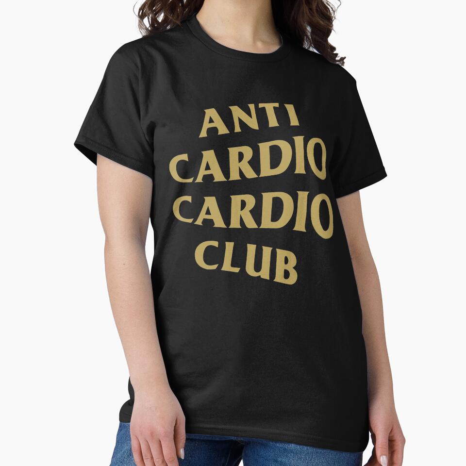 Anti Cardio Cardio Club Trippy Gold Logo by Too Sweet T-Shirts, Hoodie, Sweatshirt | BlankRebels.com (Image 2)