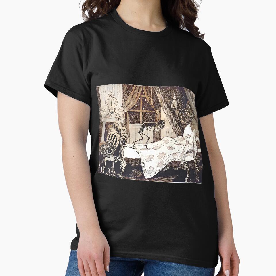 Antique Russian Nightmare Skeleton Print by Karianne Potter T-Shirts, Hoodie, Sweatshirt | BlankRebels.com (Image 2)